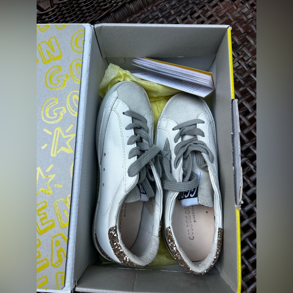 ❌SOLD❌Golden Goose Kids Super Star Classic with Spur NEW IN BOX! - Picture 7 of 14